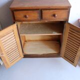 Small vintage wooden sideboard