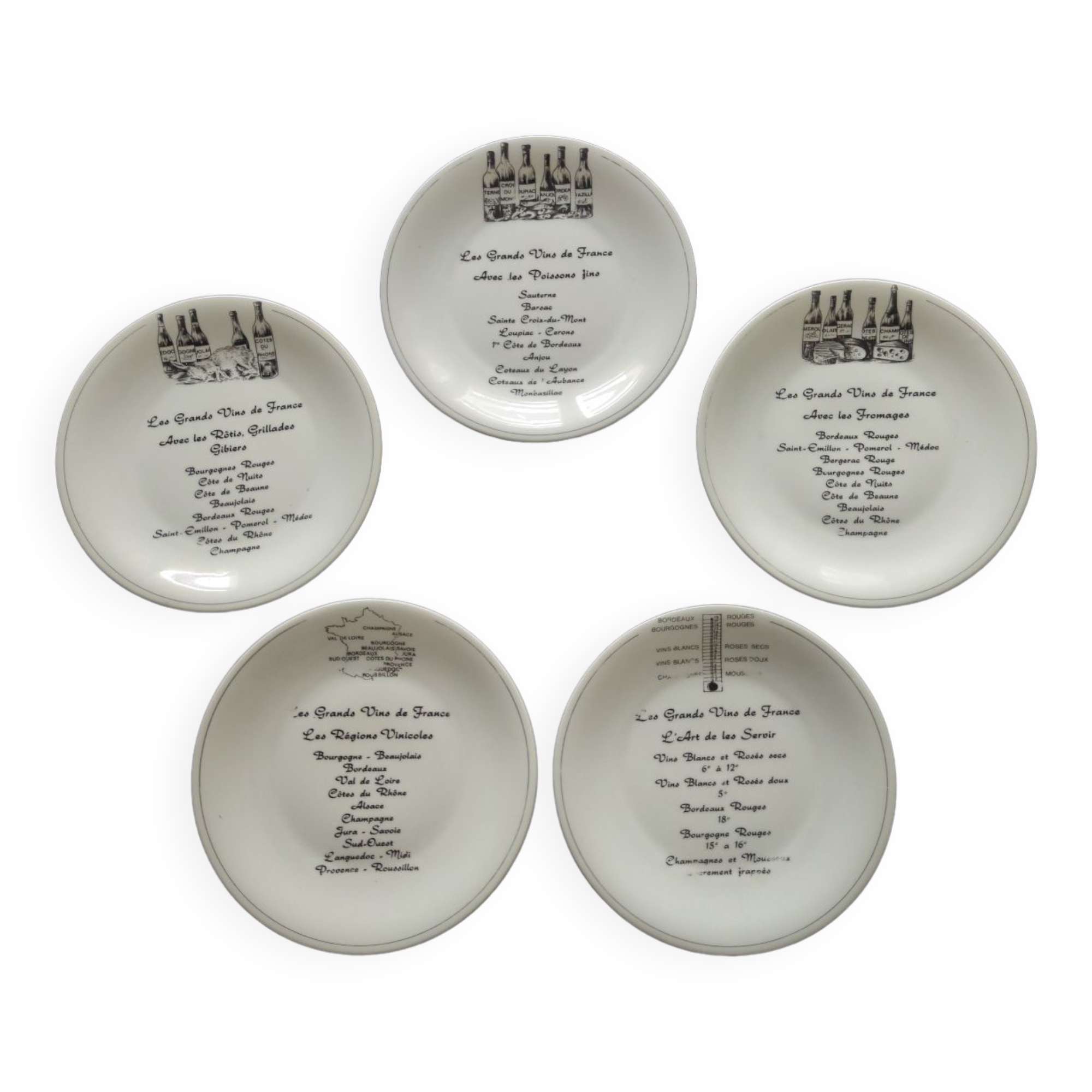 Set of taste plates
