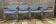 Set of 4 drabert armchairs with chrome legs, 1980