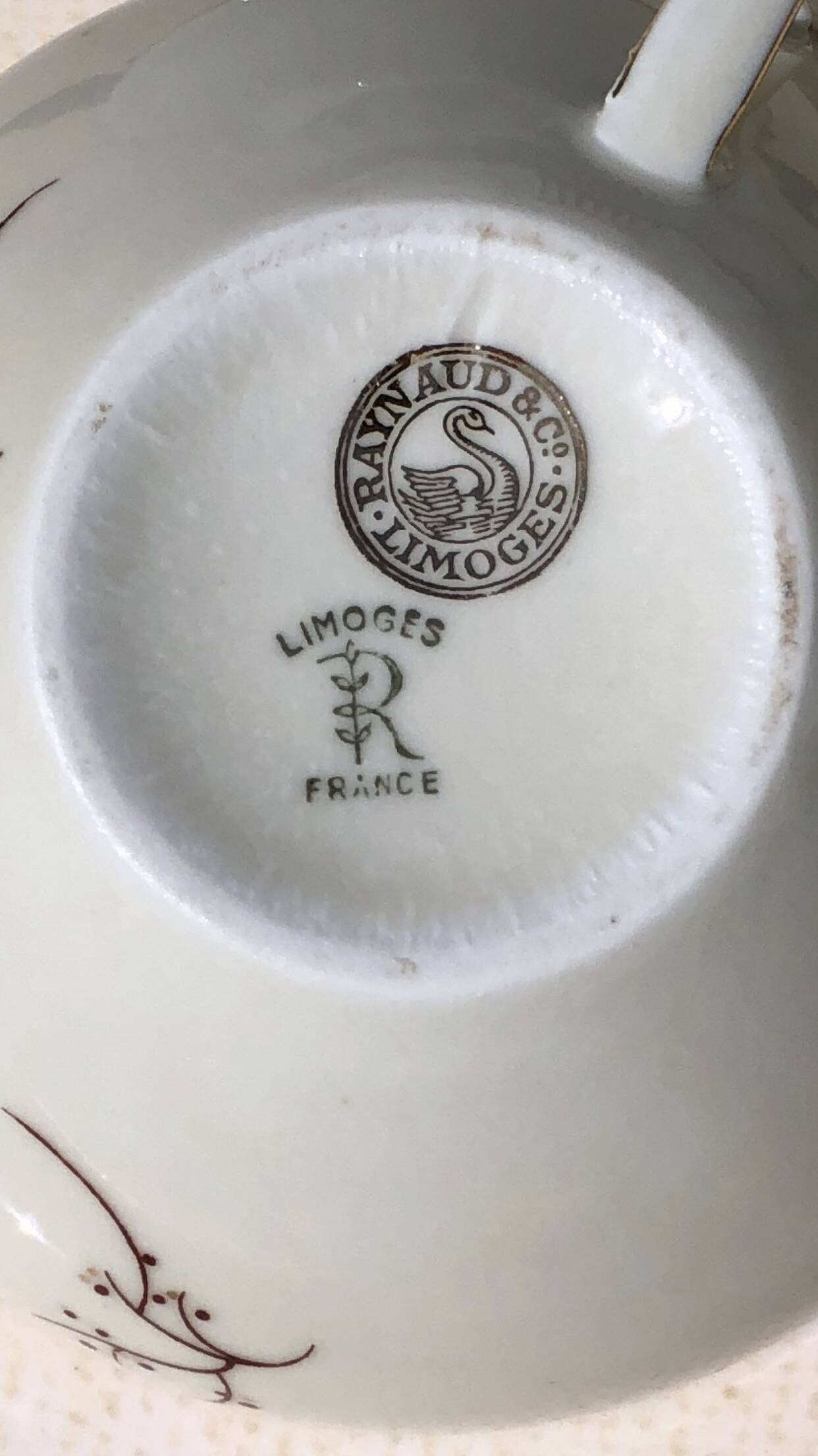 Service à café en porcelaine de Limoges Raynaud