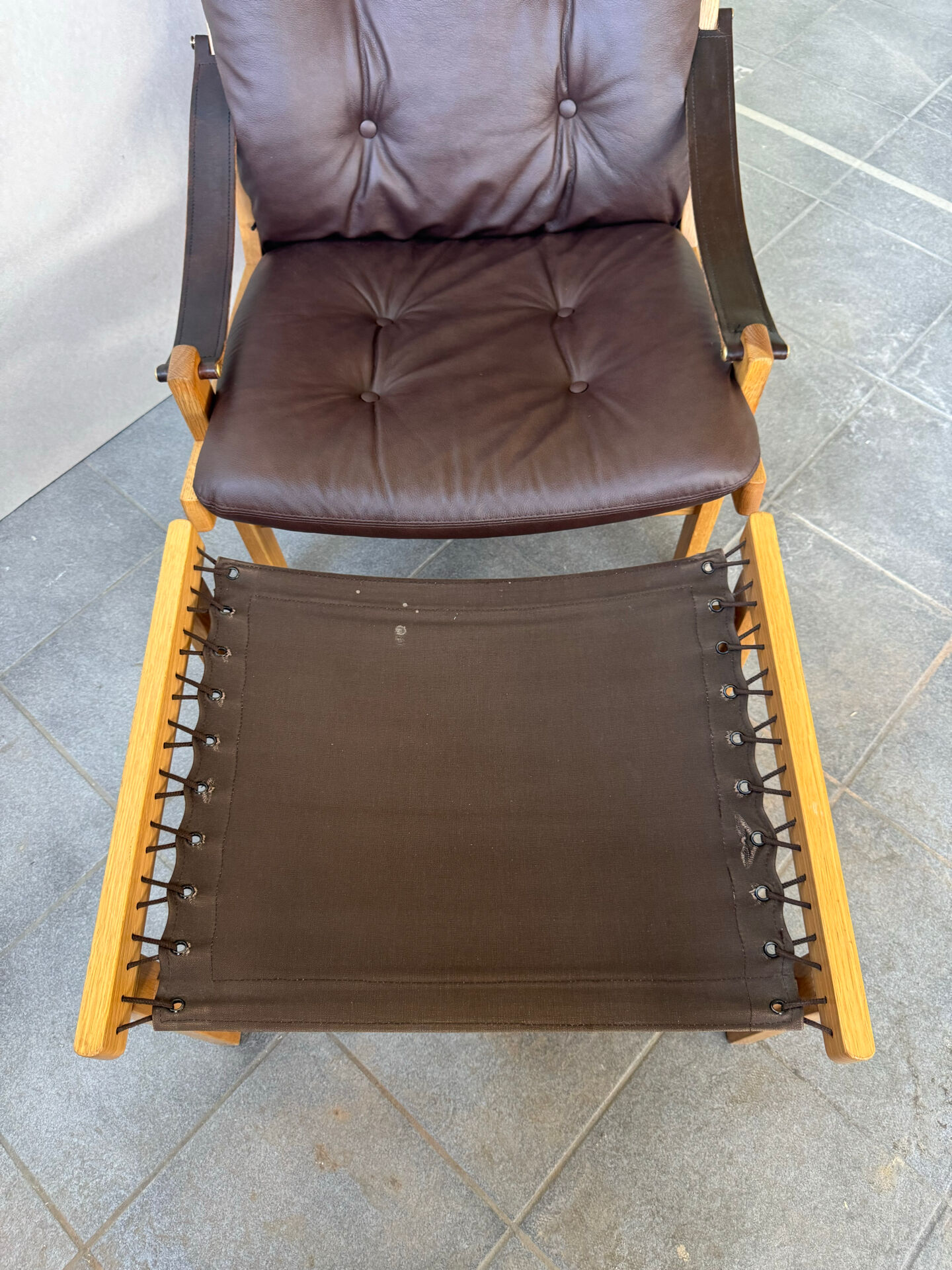Fauteuil lounge scandinave "Hunter", années 1960