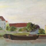 Tableau les maisons du canal