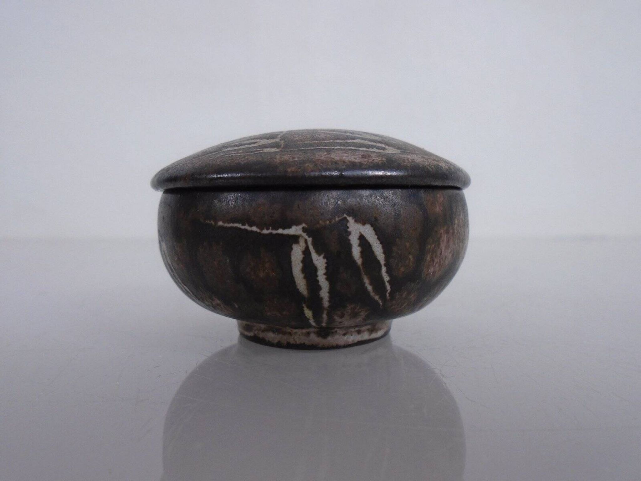 German Studio Ceramic Bowl by Monika Maetzel, 1960s