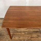 Scandinavian table in vintage teak 1960 Samcom edition