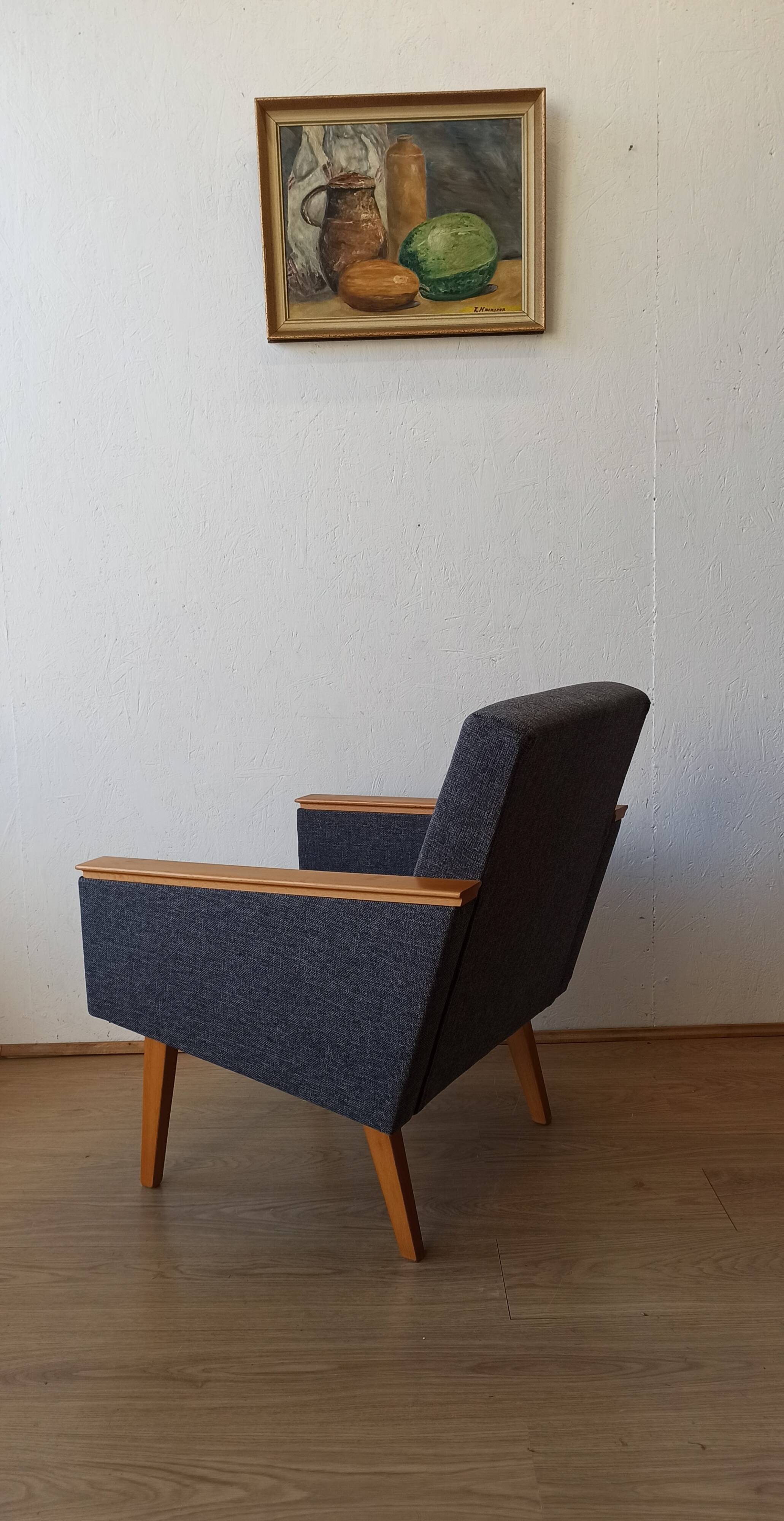 Fauteuils modernes du milieu du siècle 1970. Ensemble de 2.