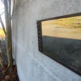 Wrought iron mirror