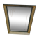 chiseled asymmetrical mirror of typical pattern 1950 a 60 ,52x65x45cm