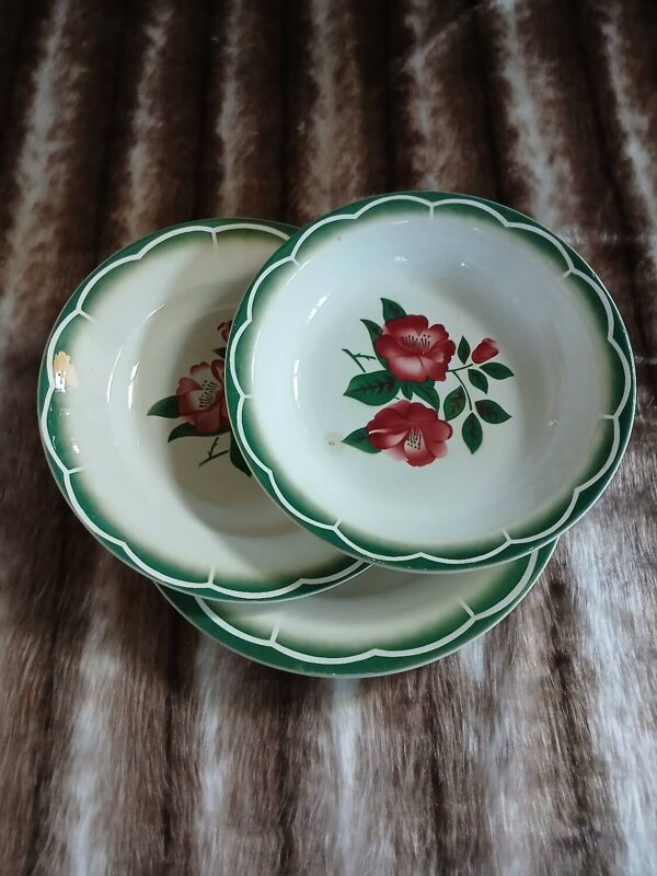 3 plats anciens Digoin et Sarreguemines