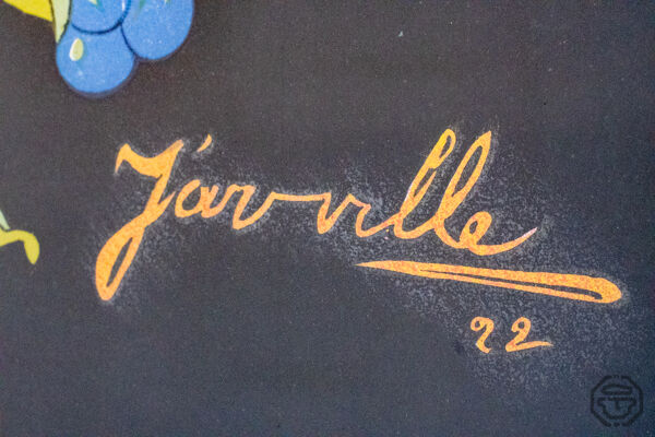 Lithographie liqueur Prunelle du velay 1922'