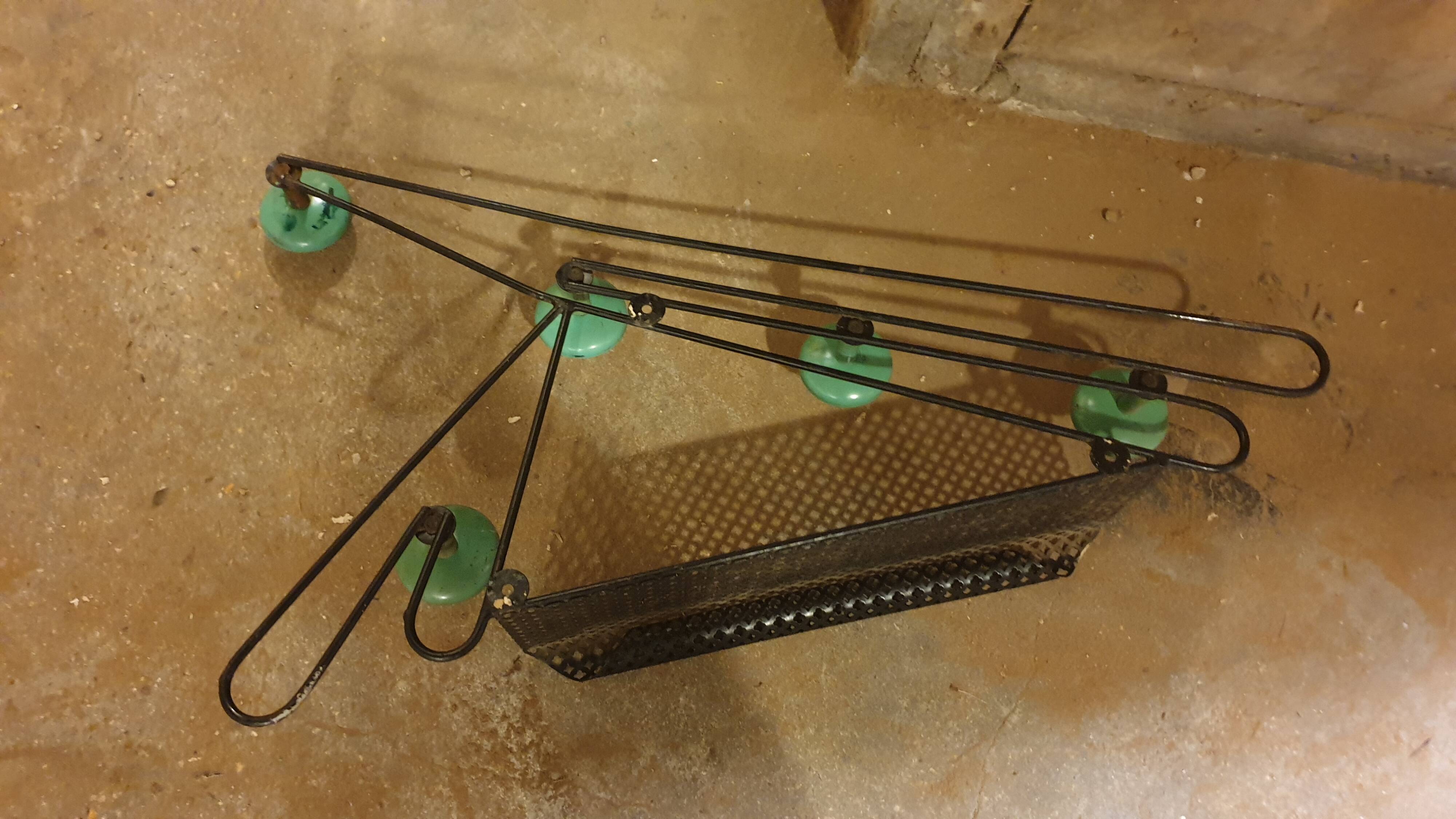 COAT RACK PATERE ROCKABILLY PERFORATED TOLE