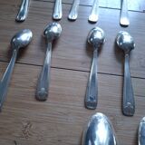 Art deco cutlery set in a box, 36 pieces.