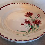 Set of 3 flat plates Sarreguemines