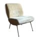Chauffeuse Kiss Pelfran velours beige