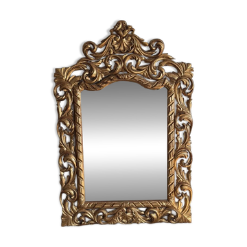 Large Italian Florentine gilt mirror, late 19th century, 170x112cm