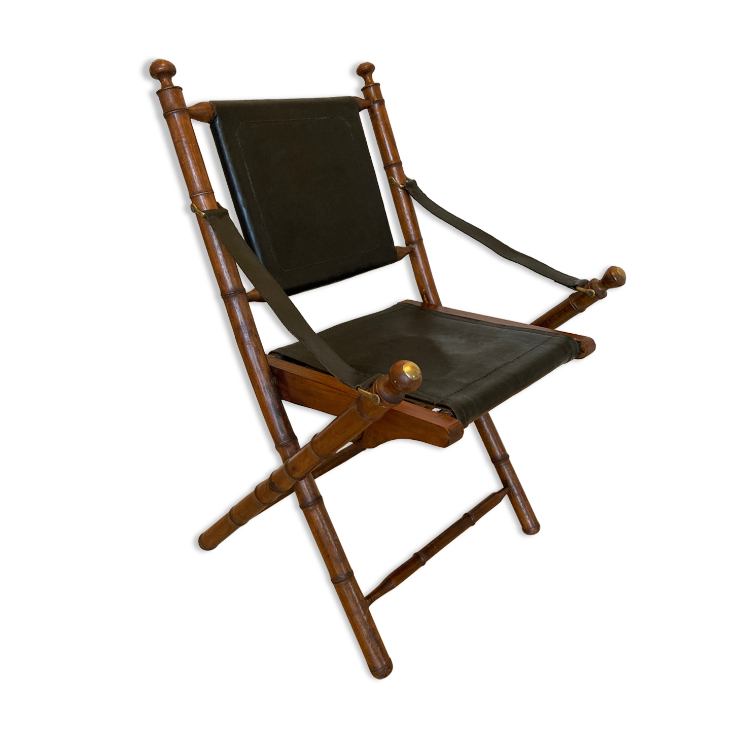 Fauteuil pliant cuir