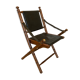 Fauteuil pliant cuir