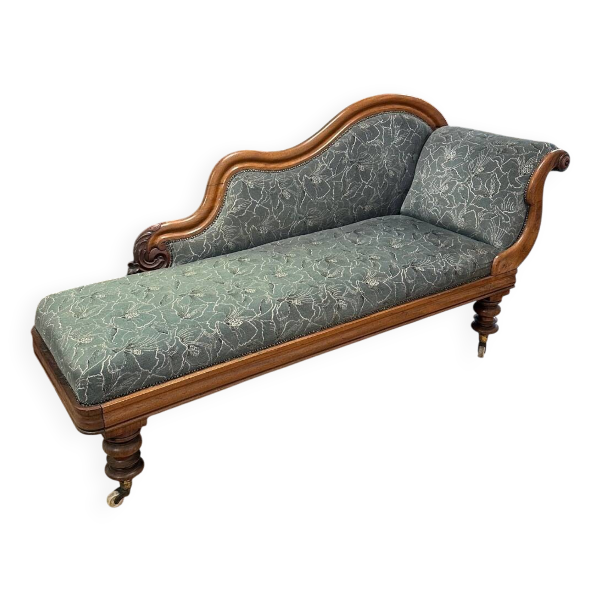 Chaise longue anglaise antique