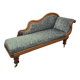 Chaise longue anglaise antique