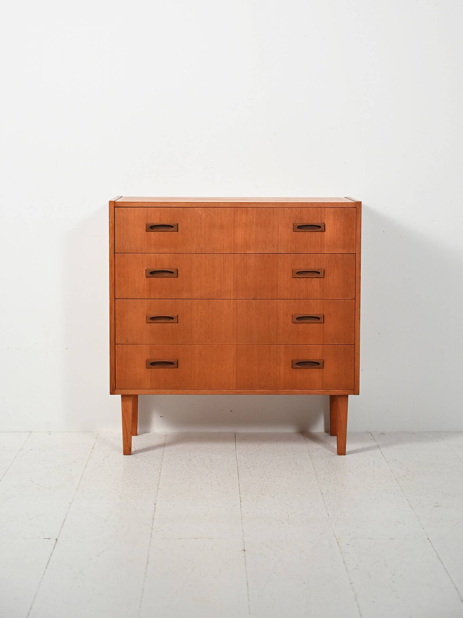 1960s Scandinavian teak chest of drawers