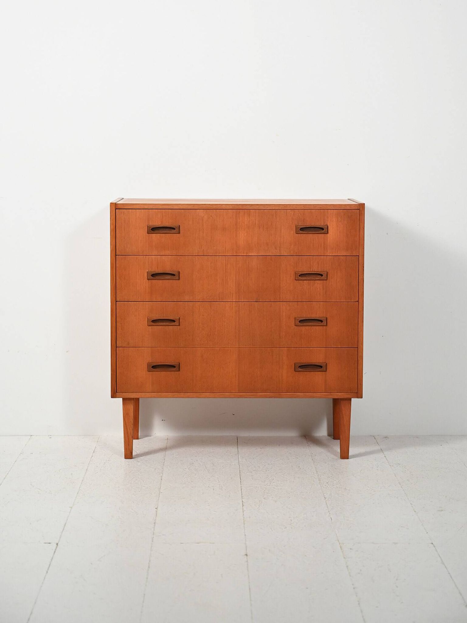 1960s Scandinavian teak chest of drawers