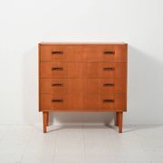 1960s Scandinavian teak chest of drawers