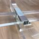 Michel Dumas Plexiglas coffee table circa 1970
