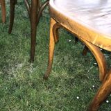 Série de 4 chaises bistrot dépareillées