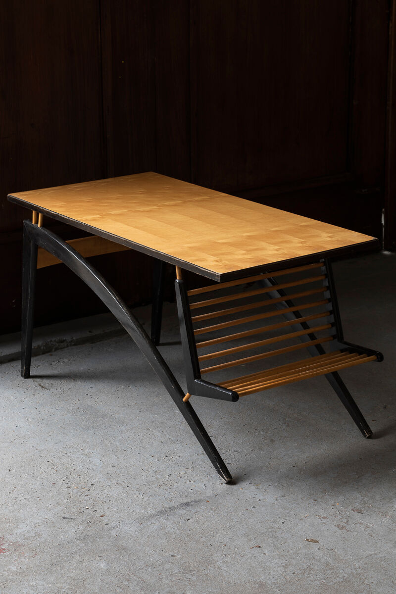 Table basse aux formes organiques, Slovénie, années 1960
