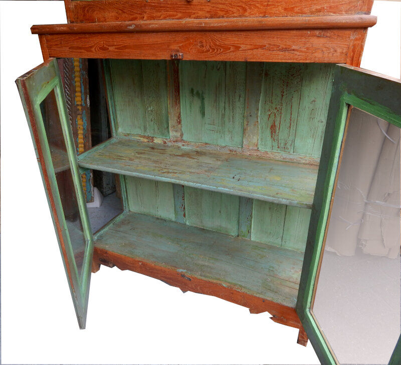 Showcase furniture by metier commercant haute etroite bois teck