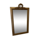 Large antique mirror in wood and gilded stucco, 19th century