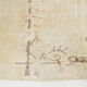 Faded beige classic vintage rug
