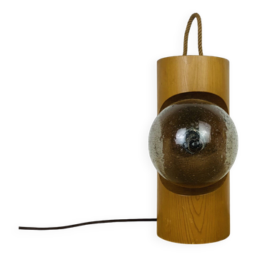 Lampe brutaliste Temde Leuchten années 70
