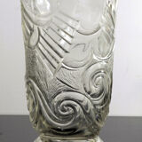 Pressed glass vase