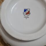 Lot of porcelain tableware sarreguemines digoin on fire