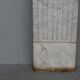 Old fireplace in white marble veined Louis XVI