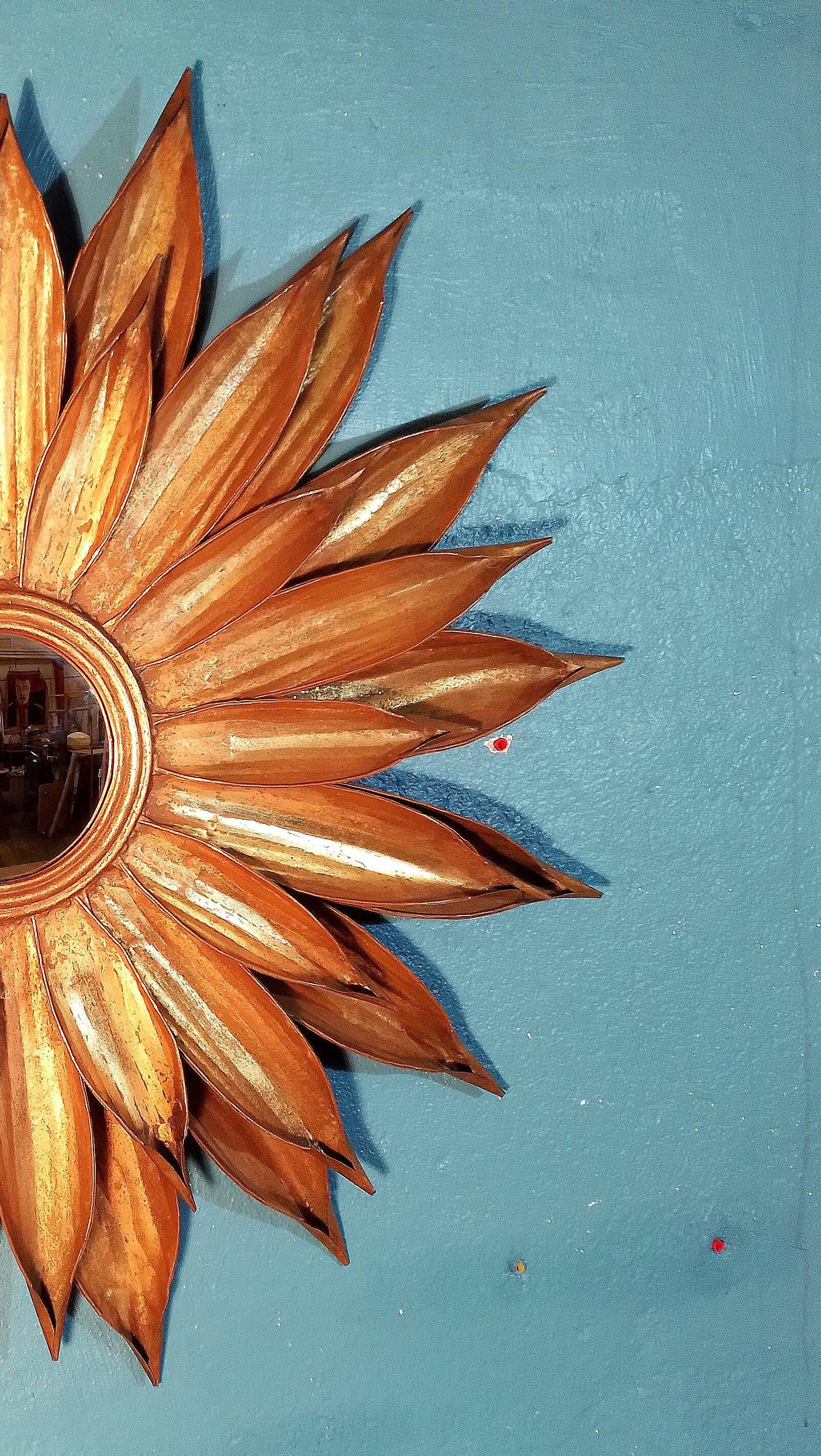 Sun wall mirror 1970s