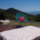 Tapis artisanal en coton recyclé - Rose et blanc -  Réversible