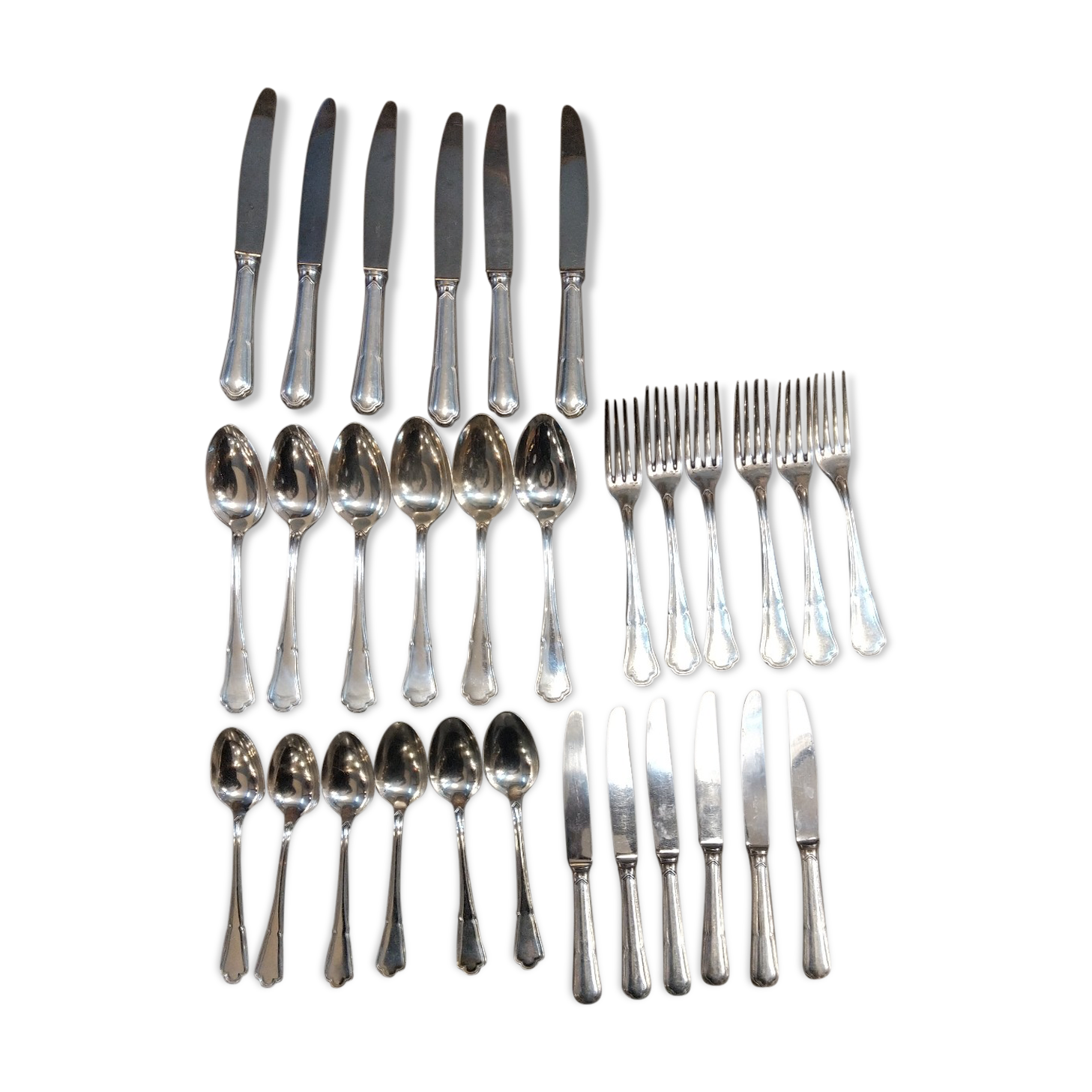 Ercuis silver-plated cutlery set