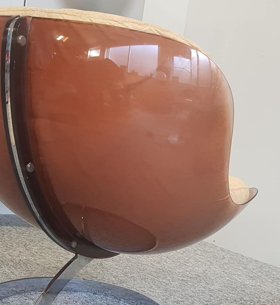 Boris Tabacoff "Sphere" lounge chair for M.M.M. 1971