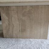 Travertine coffee table