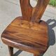 Lot de 3 chaises brutaliste Aranjou style olavi Hanninen