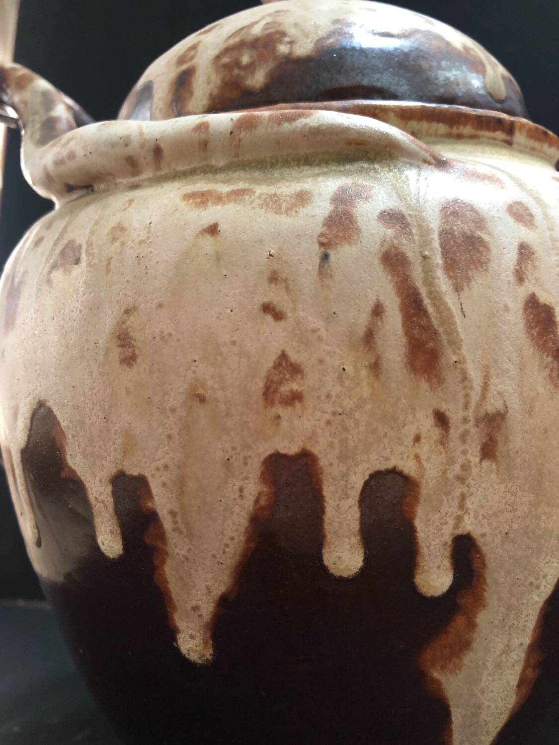Stoneware teapot by Marcellus Aubry