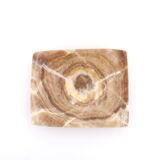 Empty pocket in beige brown stone, 70s