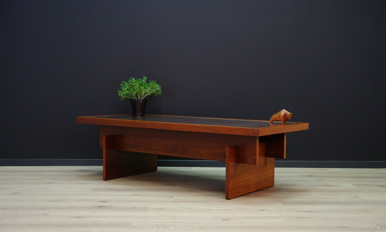 Table basse palissandre 60/70