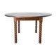 Table ronde pied chapelet