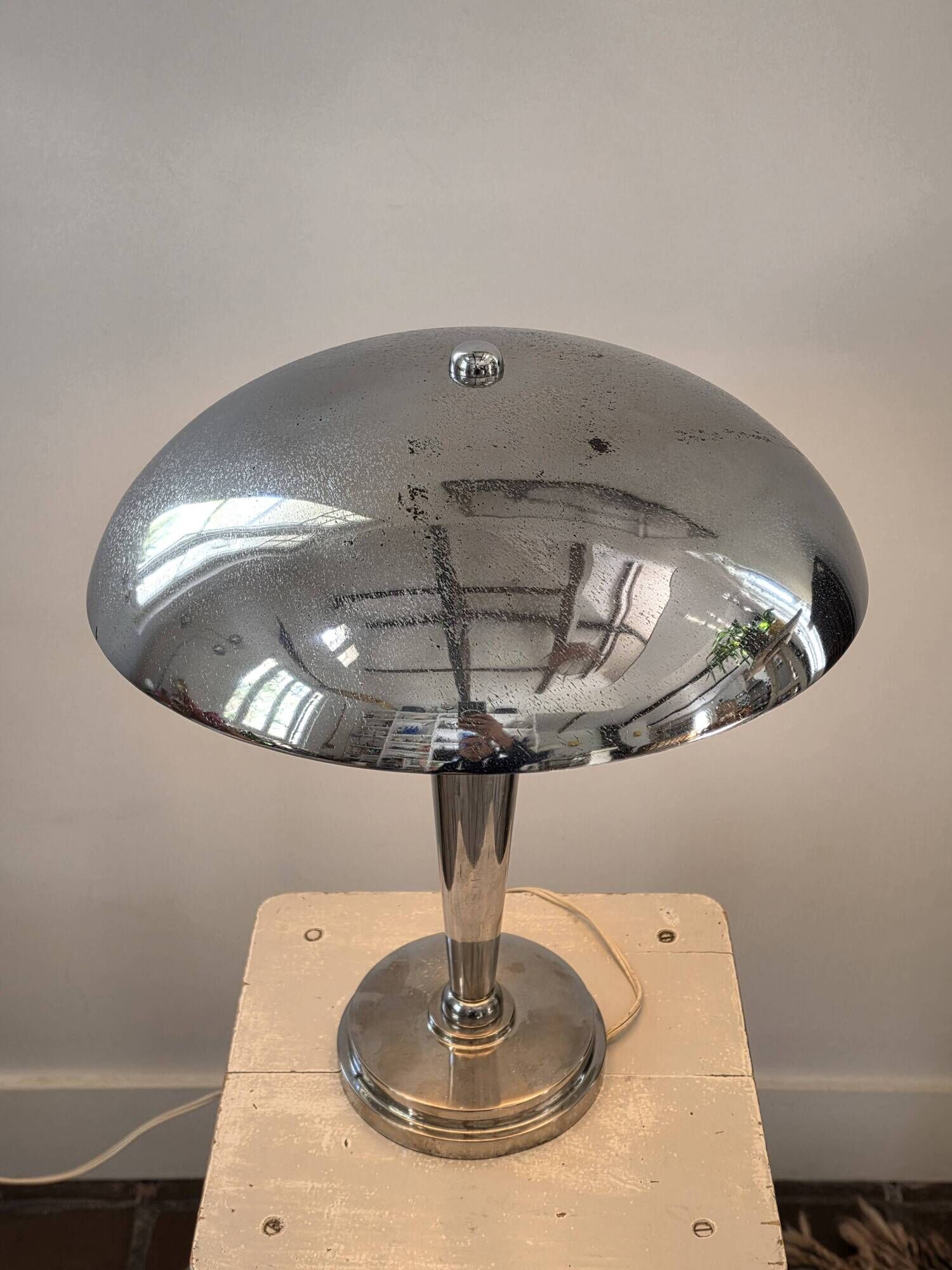 Vintage mushroom table lamp Jean Perzel