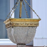 Art deco chandelier with tassels