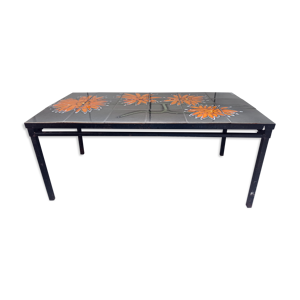 table basse vintage céramiste