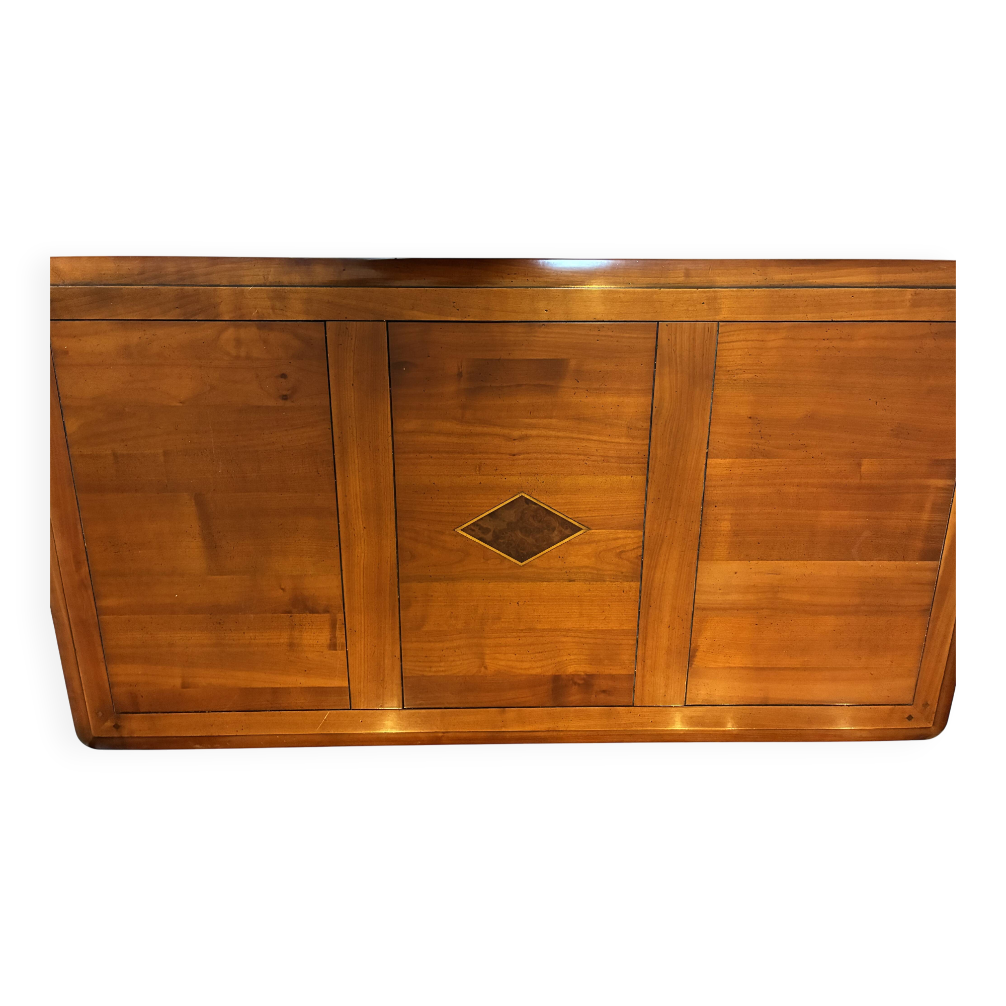 Solid wood coffee table – 1990s – with drawers