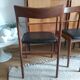 Teckla Scandinavian 4-chair series in vintage teak